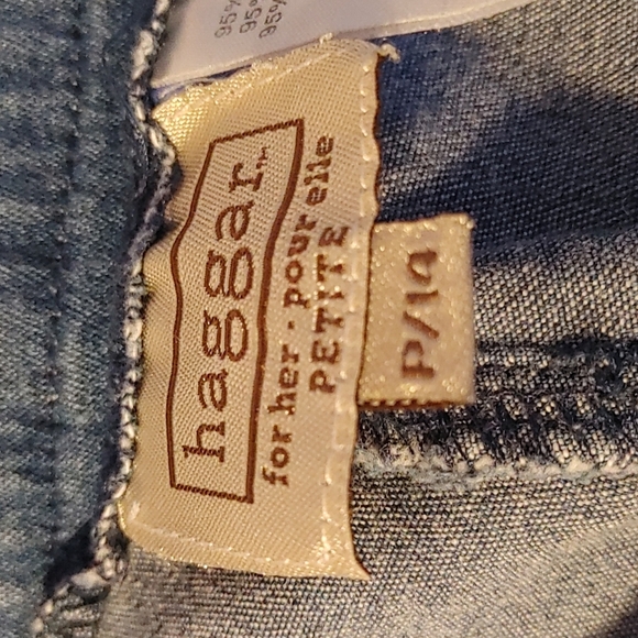 💚Haggar Women's Petite Blue Jeans - Picture 6 of 8